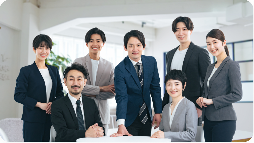 社員の集合写真